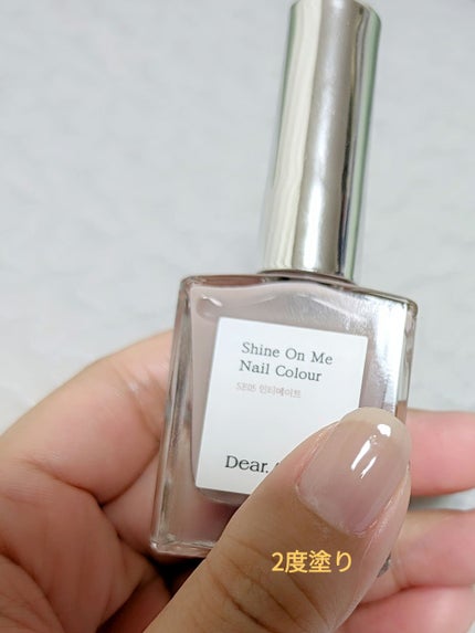 シャインオンミーネイルカラー/Dear.A/マニキュアを使ったクチコミ(5枚目)