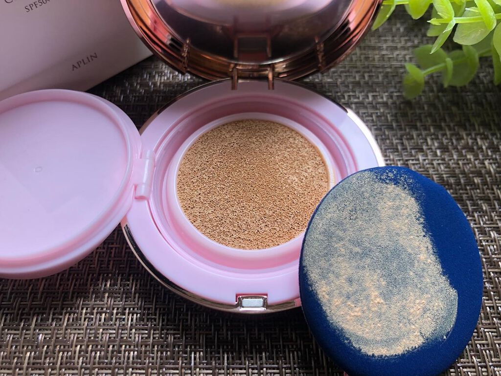 ピンクティーツリーカバークッション/APLIN/クッションファンデーションを使ったクチコミ(3枚目)