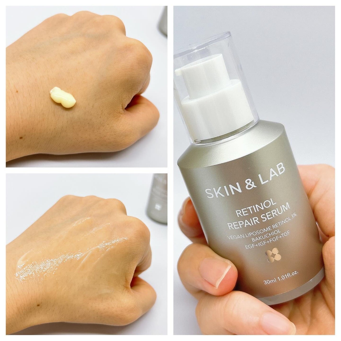 ヴィーガンリポソームレチノールセラム/SKIN&LAB/美容液を使ったクチコミ(2枚目)