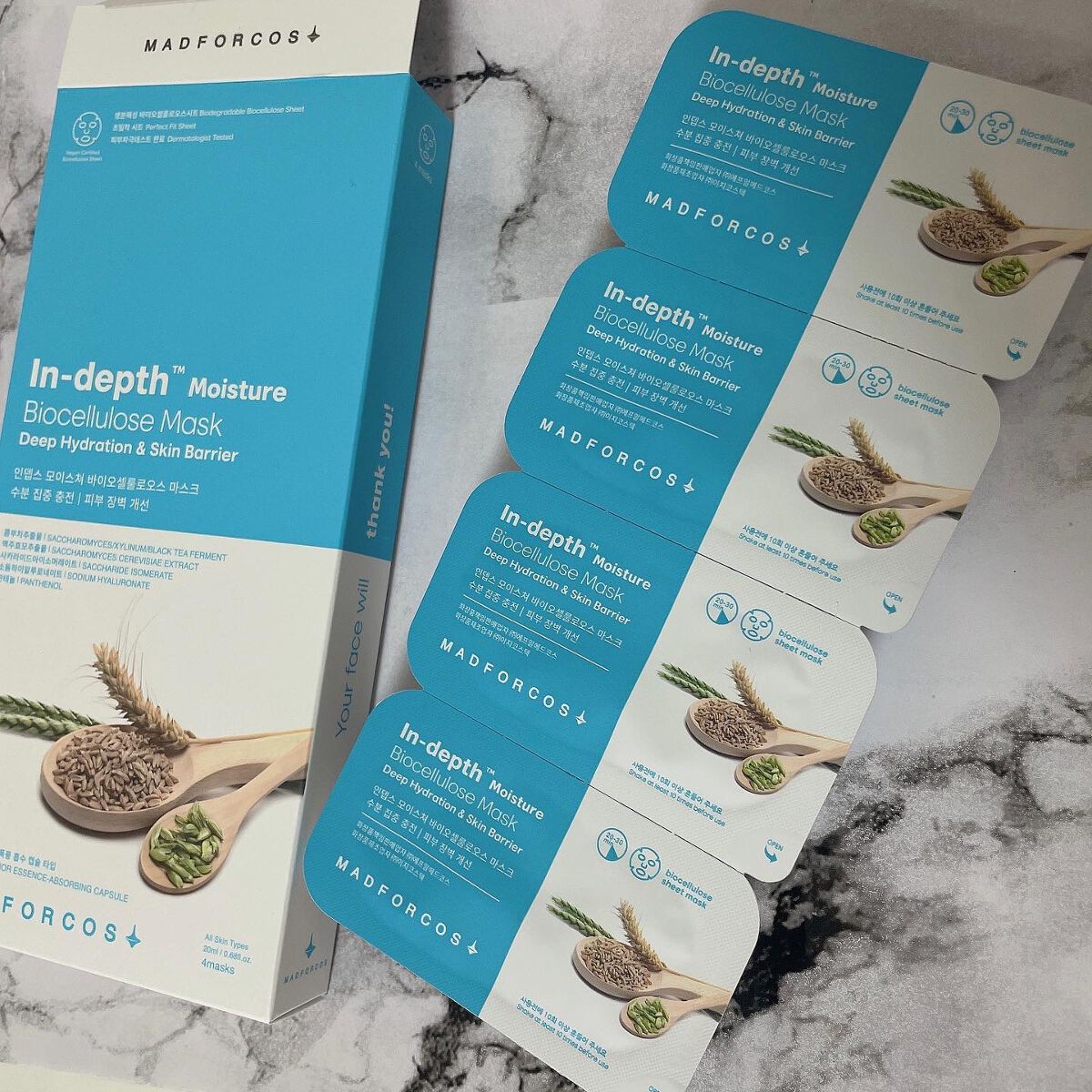 インデップス™モイスチャーバイオセルロースマスク/MADFORCOS/シートマスク・パックを使ったクチコミ(1枚目)