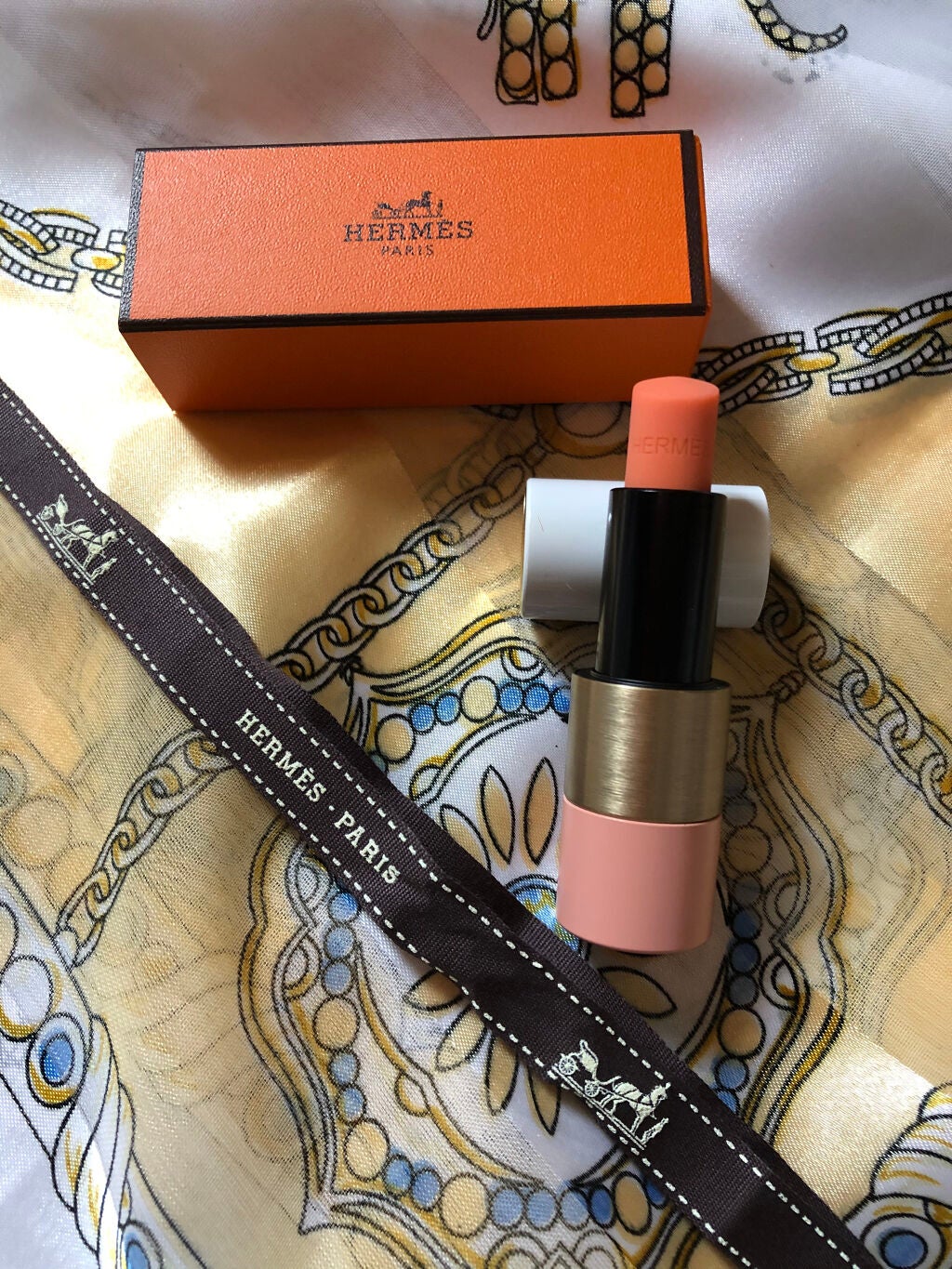 ローズ・エルメス ローズ ア レーヴル/エルメス/口紅を使ったクチコミ(1枚目)