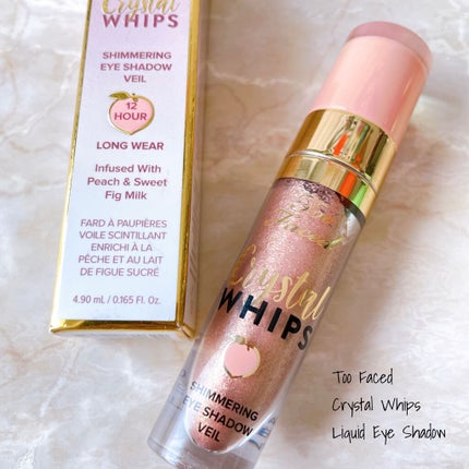 クリスタルホイップス ロングウェアリング シマ—リング アイシャドウ/Too Faced/リキッドアイシャドウを使ったクチコミ(1枚目)