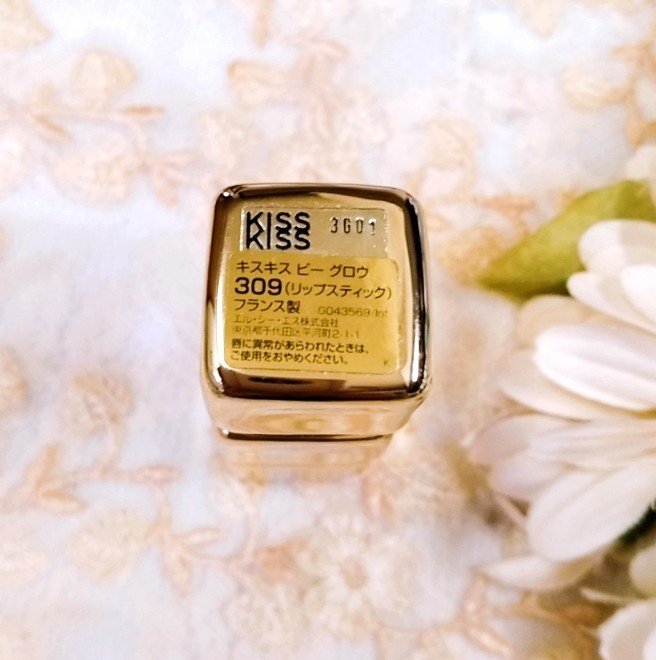 キスキス ビー グロウ 309 ハニー グロウ/GUERLAIN/口紅を使ったクチコミ（3枚目）