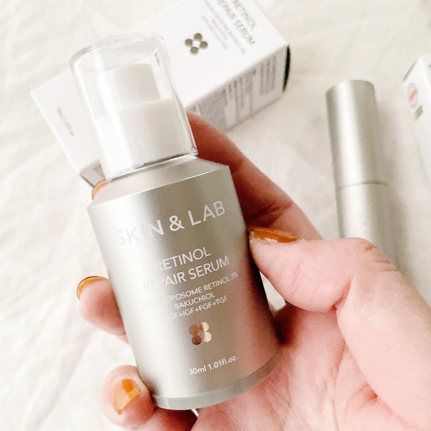 ヴィーガンリポソームレチノールセラム/SKIN&LAB/美容液を使ったクチコミ（2枚目）