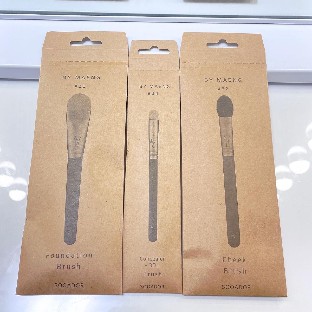 BY MAENG #21 ファンデーションブラシ/SOOA DOR/メイクブラシを使ったクチコミ(5枚目)