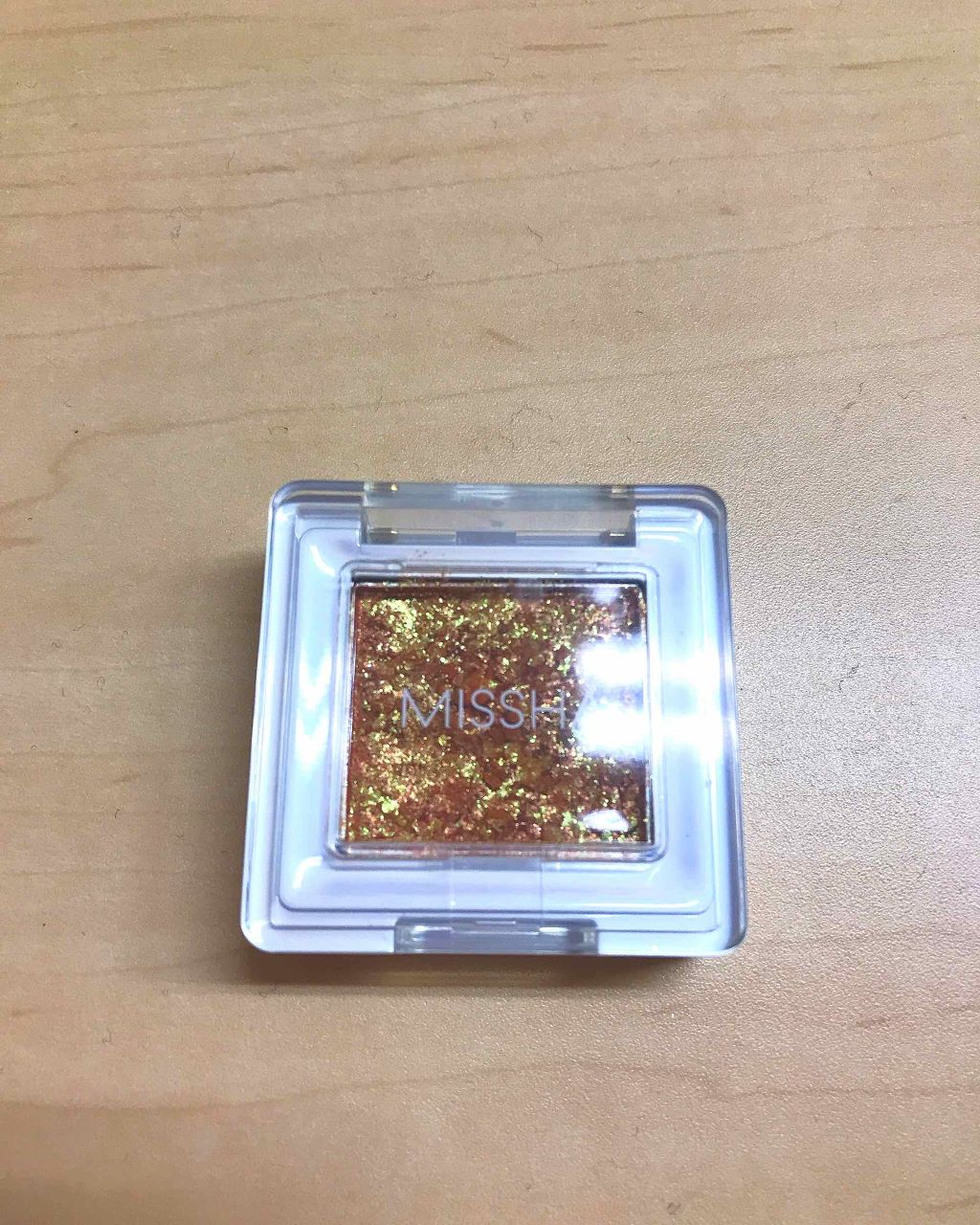グリッタープリズム シャドウ/MISSHA/グリッターを使ったクチコミ（1枚目）