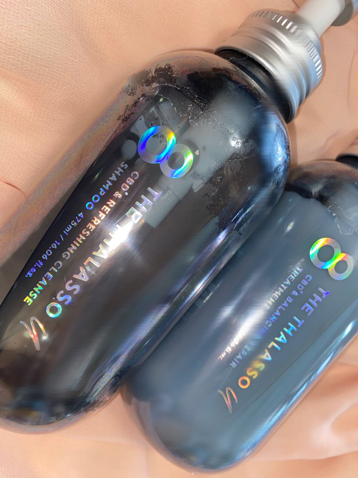 エイトザタラソ ユー CBD&リフレッシング クレンズ 美容液シャンプー/CBD&バランシング ダメージリペア 美容液ヘアトリートメント/エイトザタラソ/市販シャンプーを使ったクチコミ(1枚目)