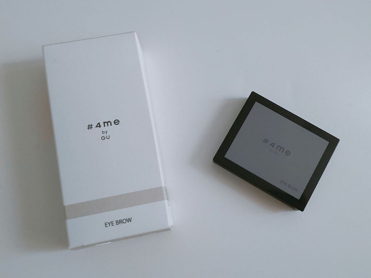 アイブロウパウダー/#4me by GU/パウダーアイブロウを使ったクチコミ（1枚目）
