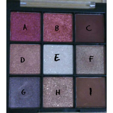 UR GLAM　BLOOMING EYE COLOR PALETTE/U R GLAM/アイシャドウパレットを使ったクチコミ（2枚目）