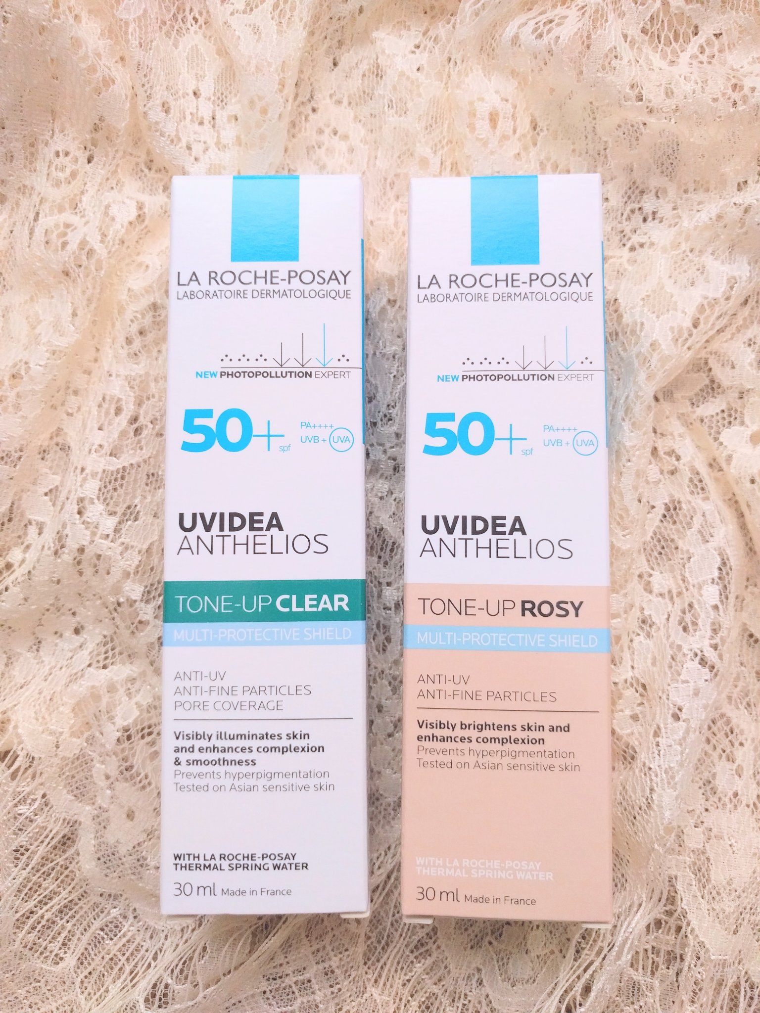 UVイデア XL プロテクショントーンアップ ローズ/ラ ロッシュ ポゼ/日焼け止めクリームを使ったクチコミ（3枚目）