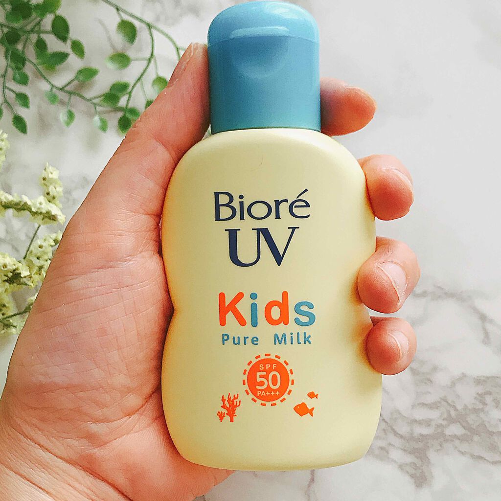 ビオレUV キッズピュアミルク/ビオレ/日焼け止めミルクを使ったクチコミ(1枚目)