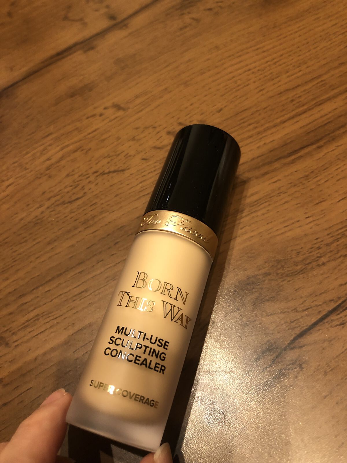 ボーン ディス ウェイ アンディテクタブル ミディアム／フルカバレッジ ファンデーション バニラ/Too Faced/リキッドファンデーションを使ったクチコミ（1枚目）