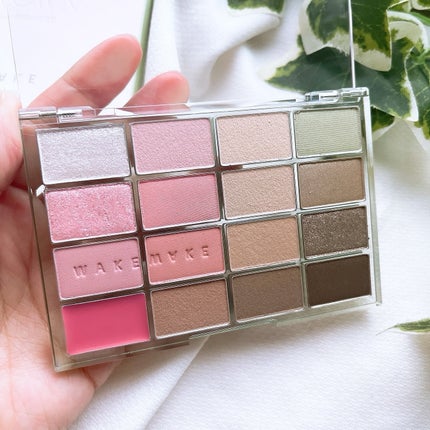 ソフトブラーリングアイパレット/wakemake/アイシャドウパレットを使ったクチコミ(2枚目)