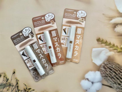 フェイクブロウマスカラEX/サナ ニューボーン/眉マスカラを使ったクチコミ(1枚目)