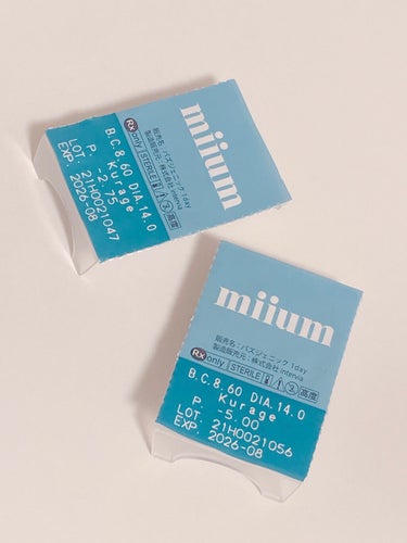 miium 1day/miium/ワンデー（１DAY）カラコンを使ったクチコミ（3枚目）