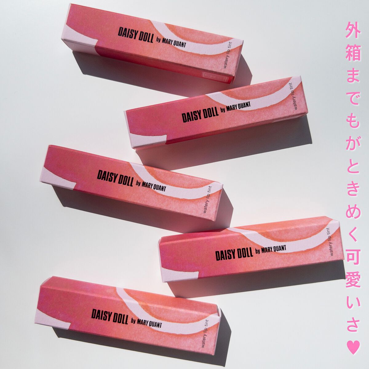 ウォータリー リップ ティント P-01 スイートモーブ/DAISY DOLL by MARY QUANT/リップティントを使ったクチコミ（3枚目）