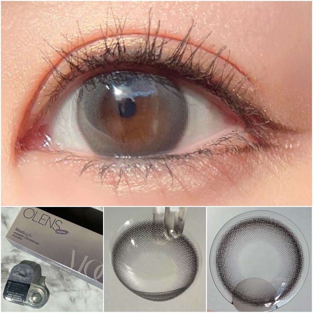 Moodnight 1Month/OLENS/カラーコンタクトレンズを使ったクチコミ(7枚目)