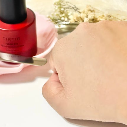 マスクフィットレッドファンデーション/TIRTIR(ティルティル)/リキッドファンデーションを使ったクチコミ(4枚目)