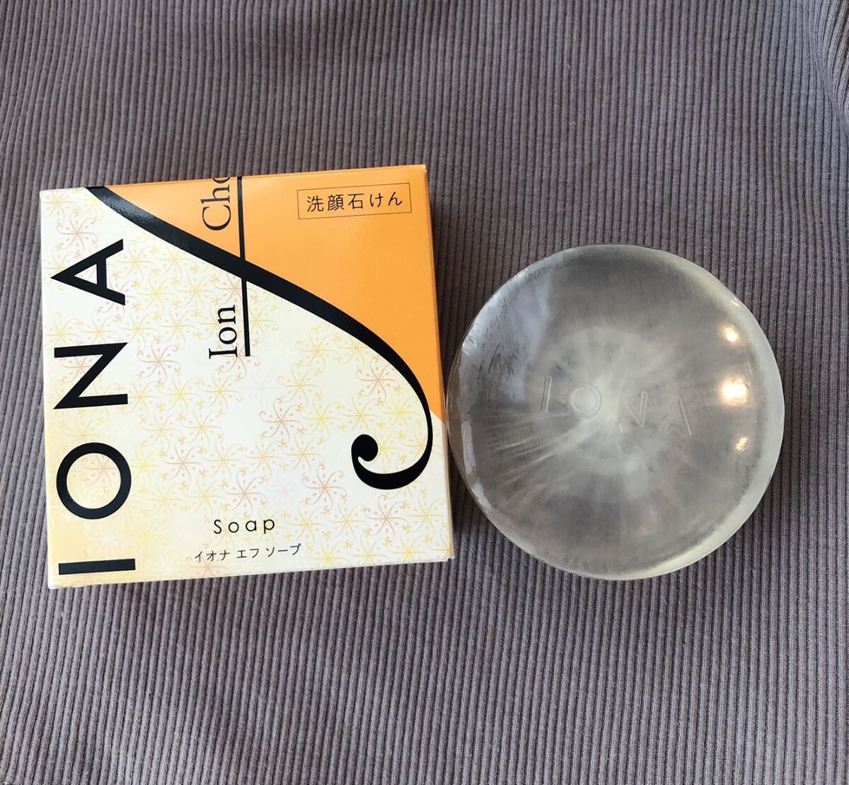 ソープ/イオナ エフ/洗顔石鹸を使ったクチコミ（1枚目）