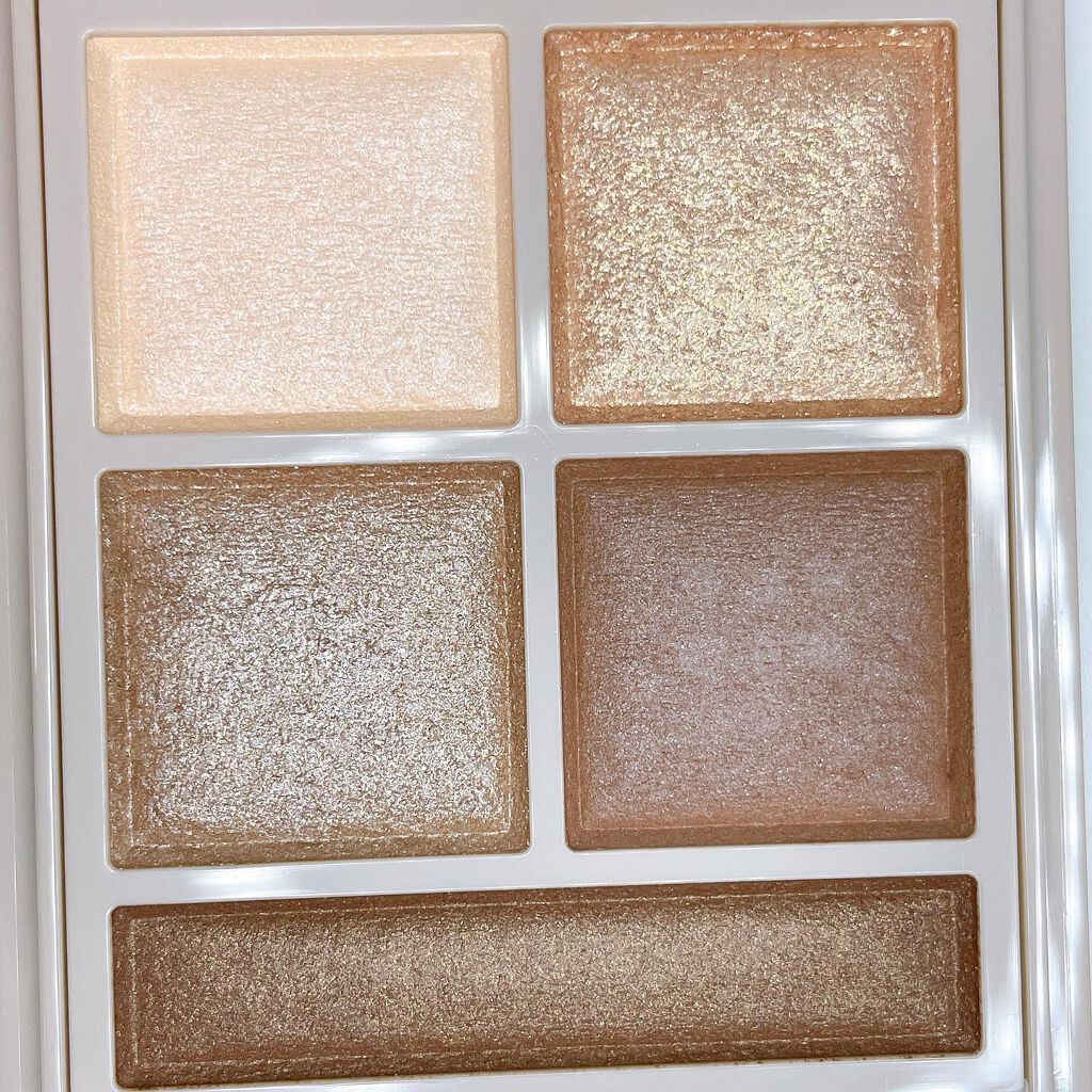 パノラマデザイン アイパレット BR-1 ベージュブラウン/Visée/アイシャドウパレットを使ったクチコミ（3枚目）