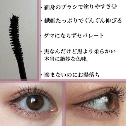 ラッシュニスタ N 04 チェリーブラック/MAYBELLINE NEW YORK/マスカラを使ったクチコミ(3枚目)