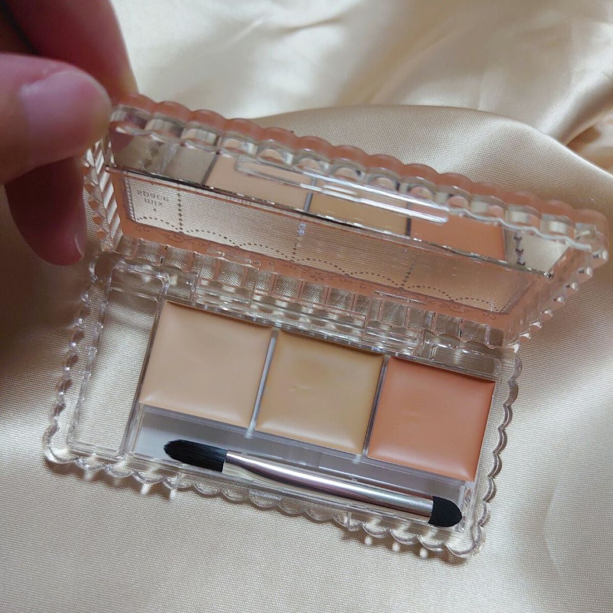 カラーミキシングコンシーラー/キャンメイク/パレットコンシーラーを使ったクチコミ(3枚目)