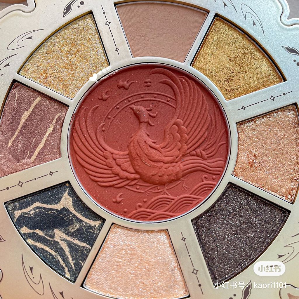 金鸟逐日珠光 アイシャドウパレット/三千色/リキッドアイシャドウを使ったクチコミ（3枚目）