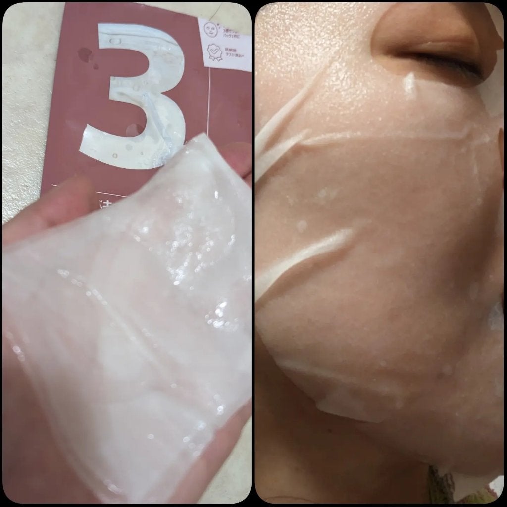3番 すべすべキメケアシートマスク/numbuzin/シートマスク・パックを使ったクチコミ(2枚目)