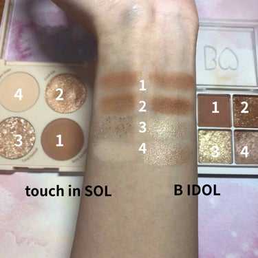 Metallist Starlignt Palette/Touch In Sol/パウダーアイシャドウを使ったクチコミ（2枚目）