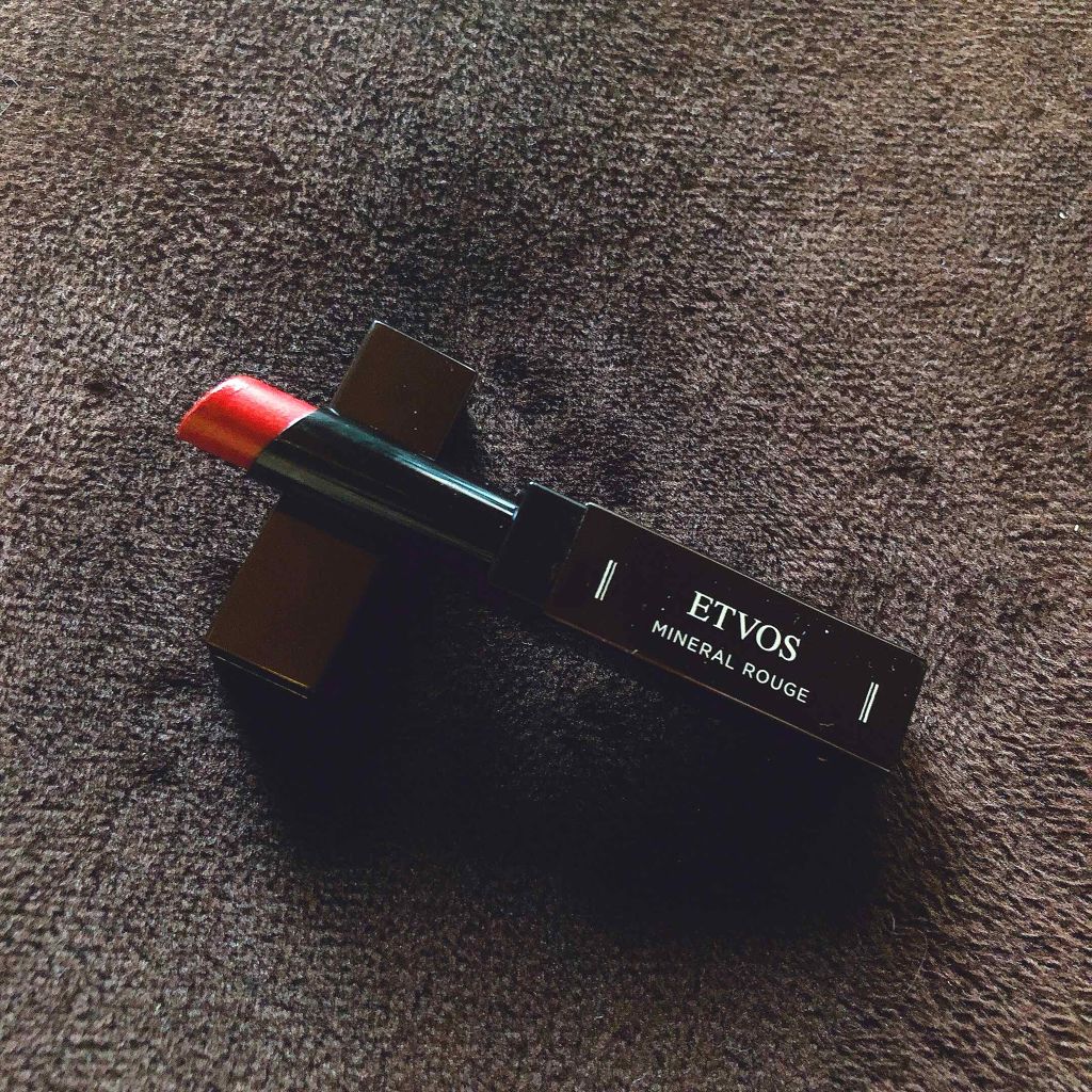 ミネラルルージュ バーガンディレッド/エトヴォス/口紅を使ったクチコミ（2枚目）