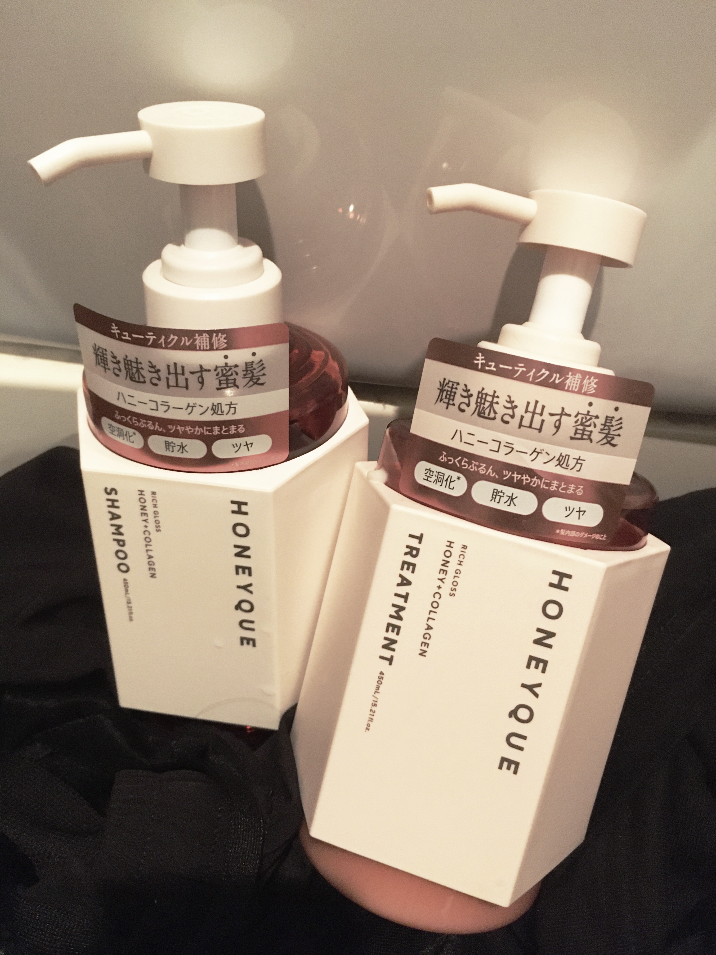 リッチグロス シャンプー シャイニー／ヘアトリートメント シャイニー/ハニーク/市販シャンプーを使ったクチコミ（1枚目）