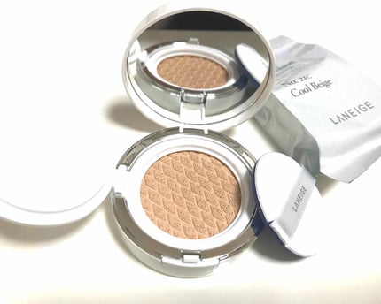LANEIGE BBクッションホワイトニングSPF50PA+++のクチコミ「ラネージュ  ホワイトニングBBクッション
こちらもDホリックのサマーセールで購入、1600.....」(3枚目)