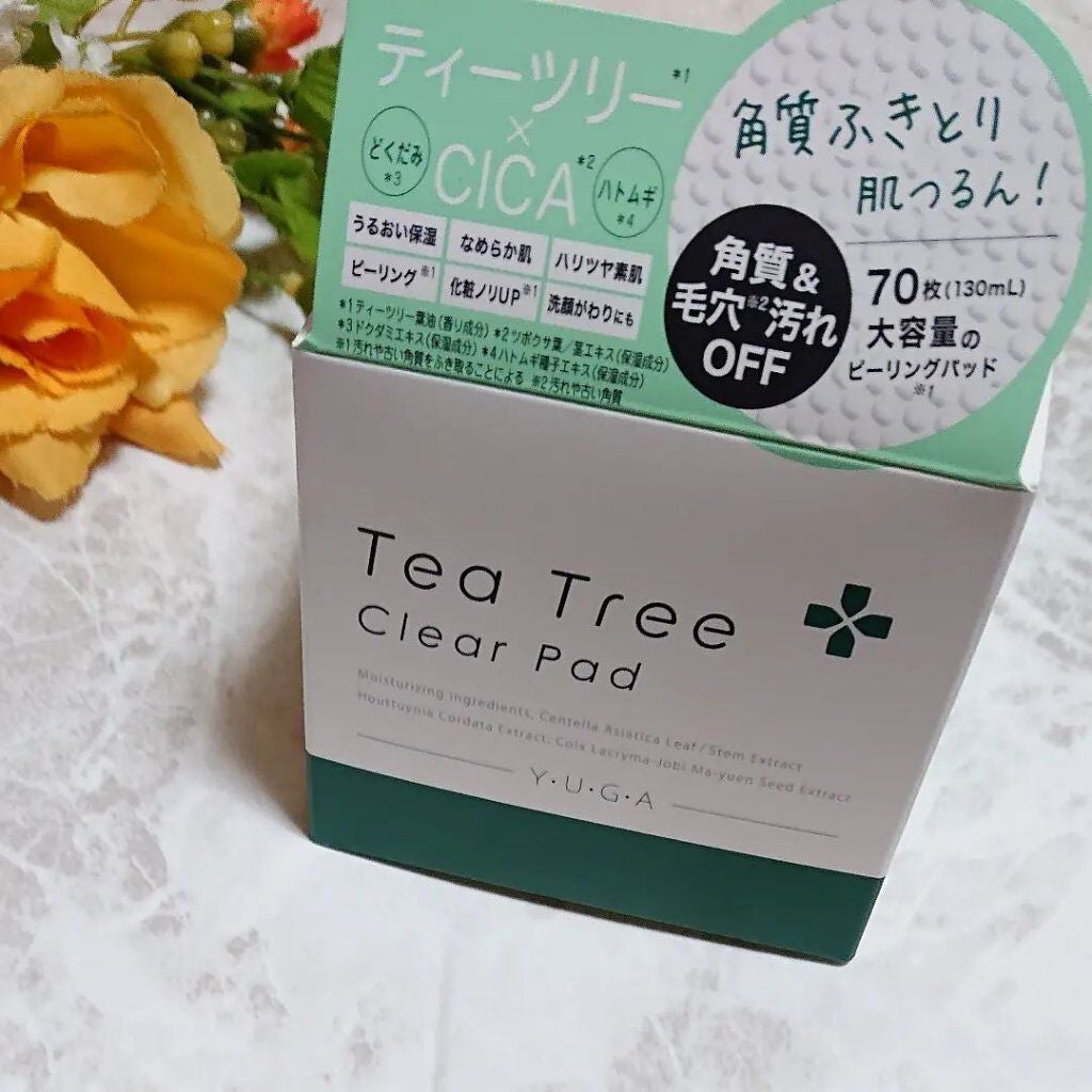 ティーツリークリアパッド/ユーガ/トナーパッドを使ったクチコミ(1枚目)