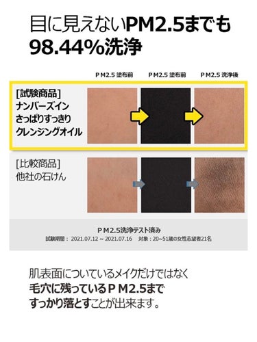 1番 さっぱりすっきりクレンジングオイル/numbuzin/オイルクレンジングを使ったクチコミ（5枚目）