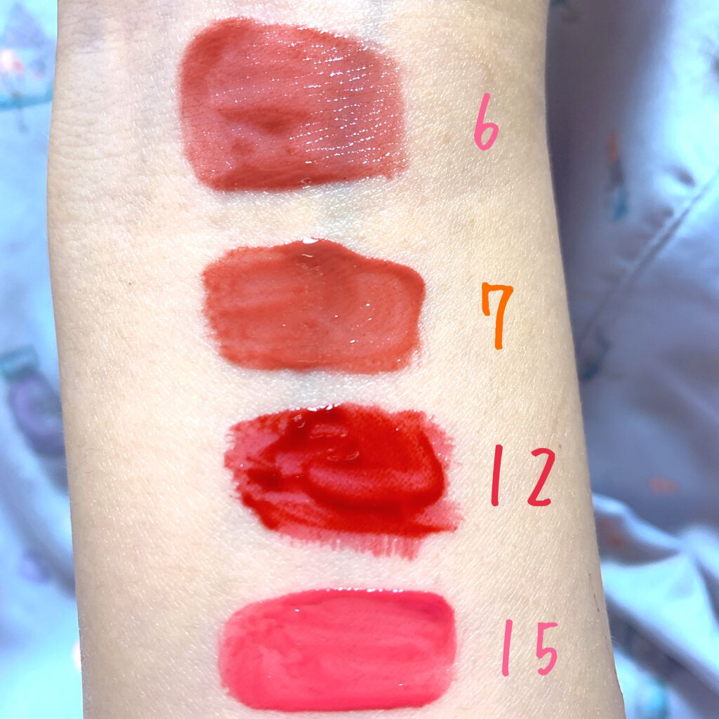 ジューシーラスティングティント/rom&nd/リップティントを使ったクチコミ（2枚目）