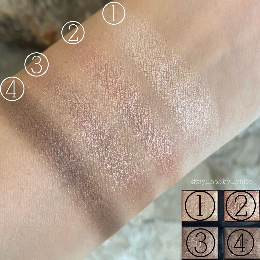 アイ カラー クォード/TOM FORD BEAUTY/アイシャドウパレットを使ったクチコミ(3枚目)