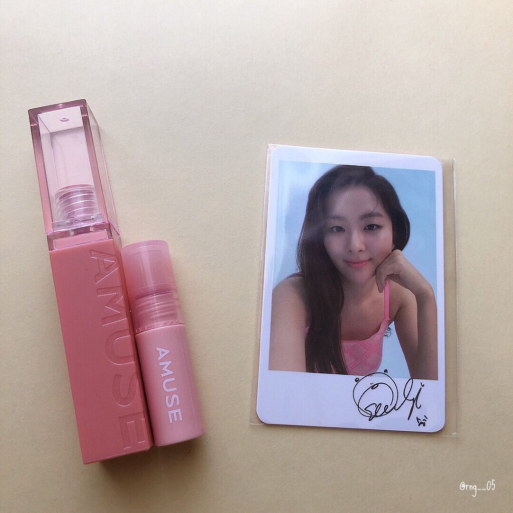 シューベルベット 05ミルクティー/AMUSE/口紅を使ったクチコミ（1枚目）