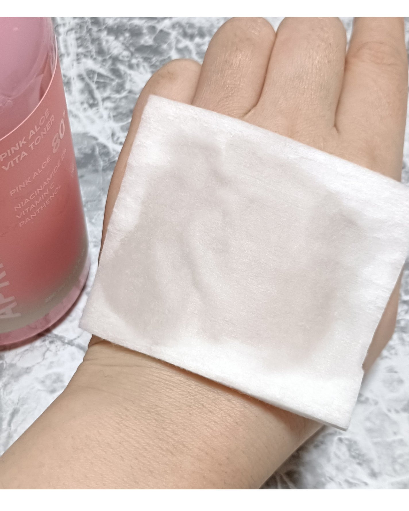 ピンクアロエビタトナー/APRILSKIN/化粧水を使ったクチコミ(2枚目)