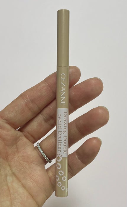 描くふたえアイライナー/CEZANNE/リキッドアイライナーを使ったクチコミ(5枚目)