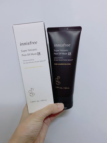 スーパーヴォルカニック ピールオフマスク 2X/innisfree/洗い流すパック・マスクを使ったクチコミ（1枚目）