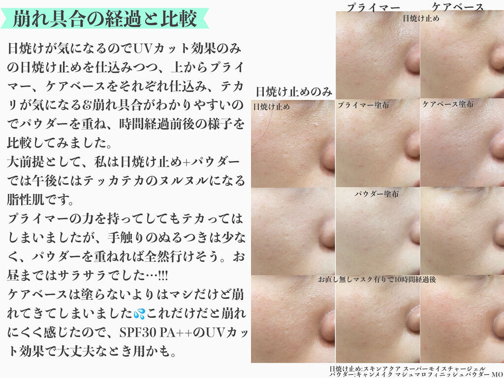 美容液マスクプライマー＜クリアグリーン＞/Borica/化粧下地を使ったクチコミ（3枚目）