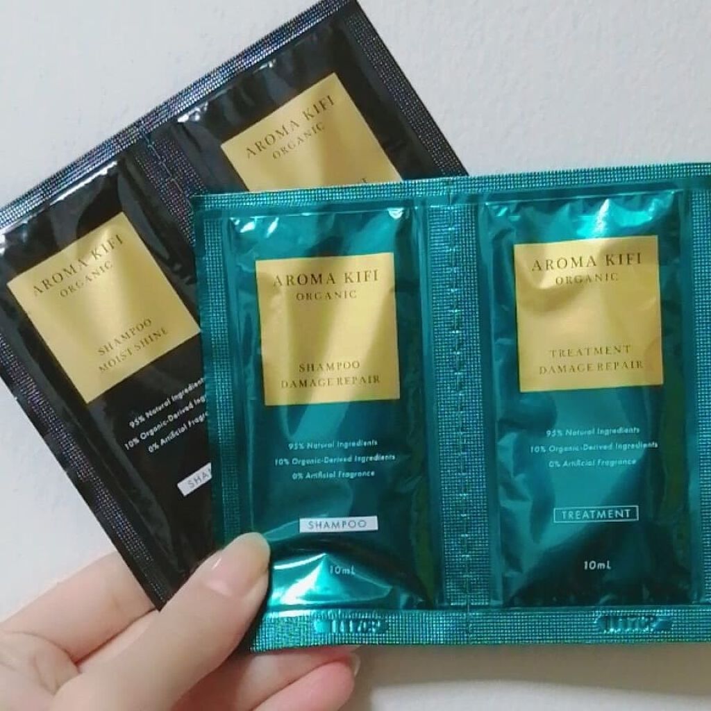 オーガニックシャンプー／トリートメント＜モイストシャイン＞/AROMA KIFI/シャンプー・コンディショナーを使ったクチコミ（1枚目）