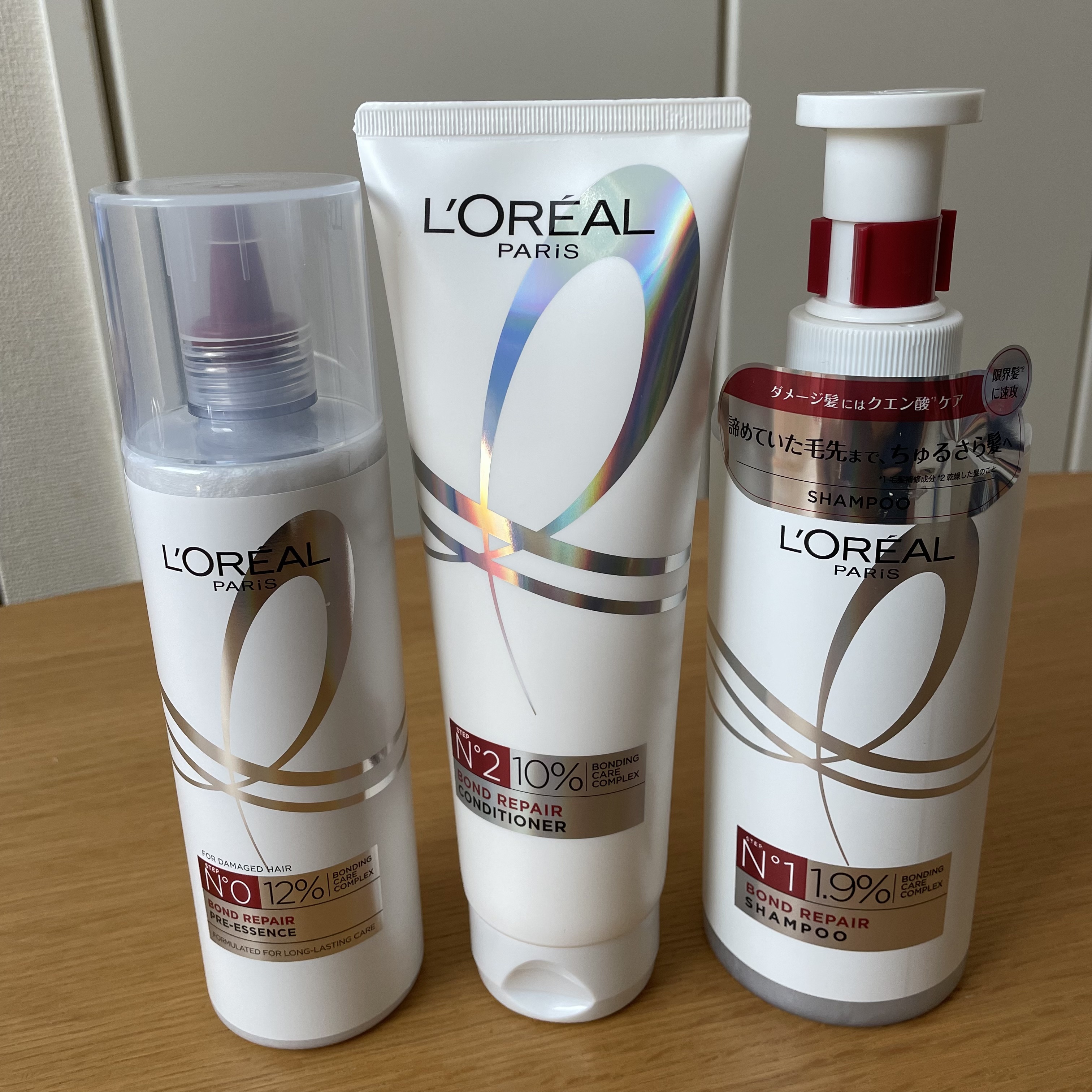 ロレアル パリ ボンド リペア シャンプー／コンディショナー/ロレアル パリ/市販シャンプーを使ったクチコミ（1枚目）