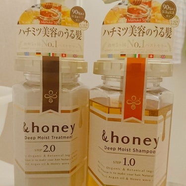 ディープモイスト シャンプー1.0／ヘアトリートメント2.0/&honey/シャンプー・コンディショナーを使ったクチコミ（1枚目）