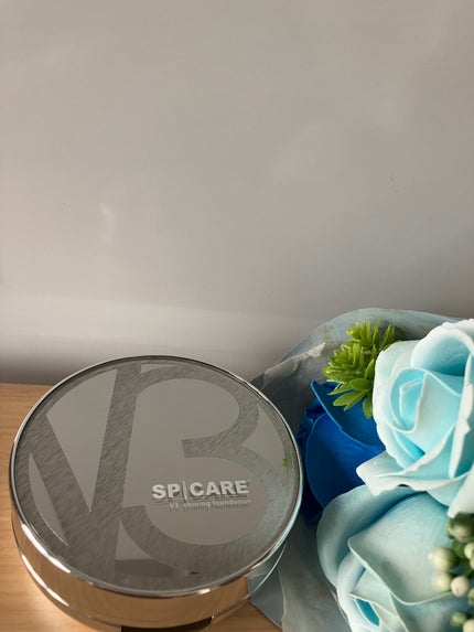 V3シャイニングファンデーション/SPICARE/クッションファンデーションを使ったクチコミ(2枚目)