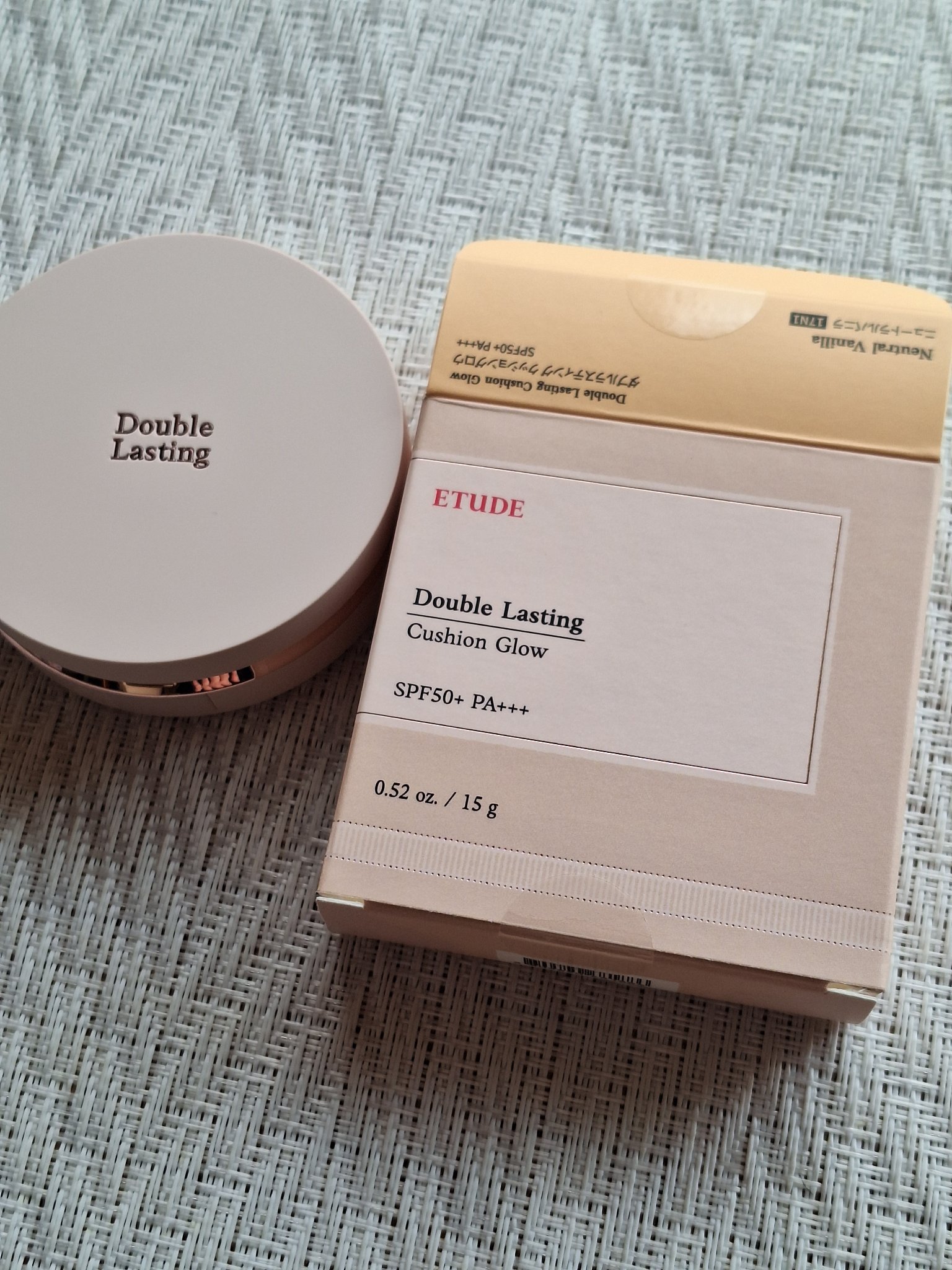 ダブルラスティング クッショングロウ/ETUDE/クッションファンデーションを使ったクチコミ（1枚目）
