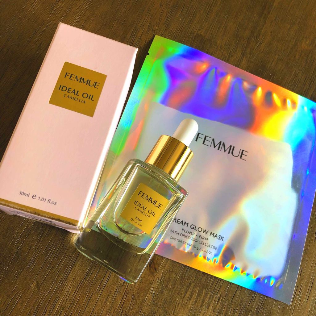 ドリームグロウマスクPF（ハリ・エイジングケア）/FEMMUE/シートマスク・パックを使ったクチコミ（1枚目）