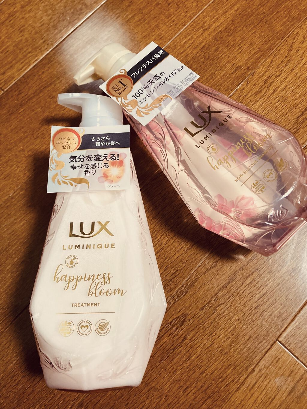 ルミニーク ハピネスブルーム シャンプー／トリートメント/LUX/市販シャンプーを使ったクチコミ（1枚目）