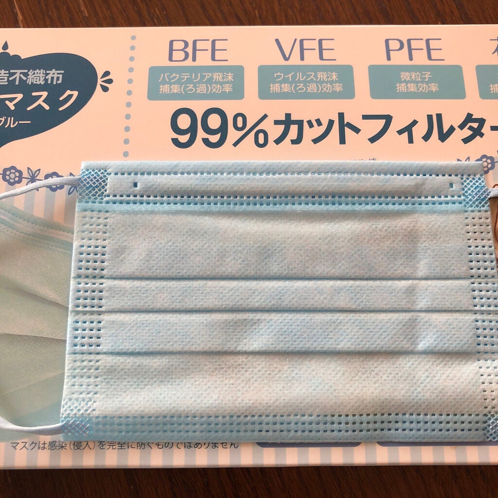 三層構造 ブルベマスク/万方商事株式会社/マスクを使ったクチコミ(4枚目)