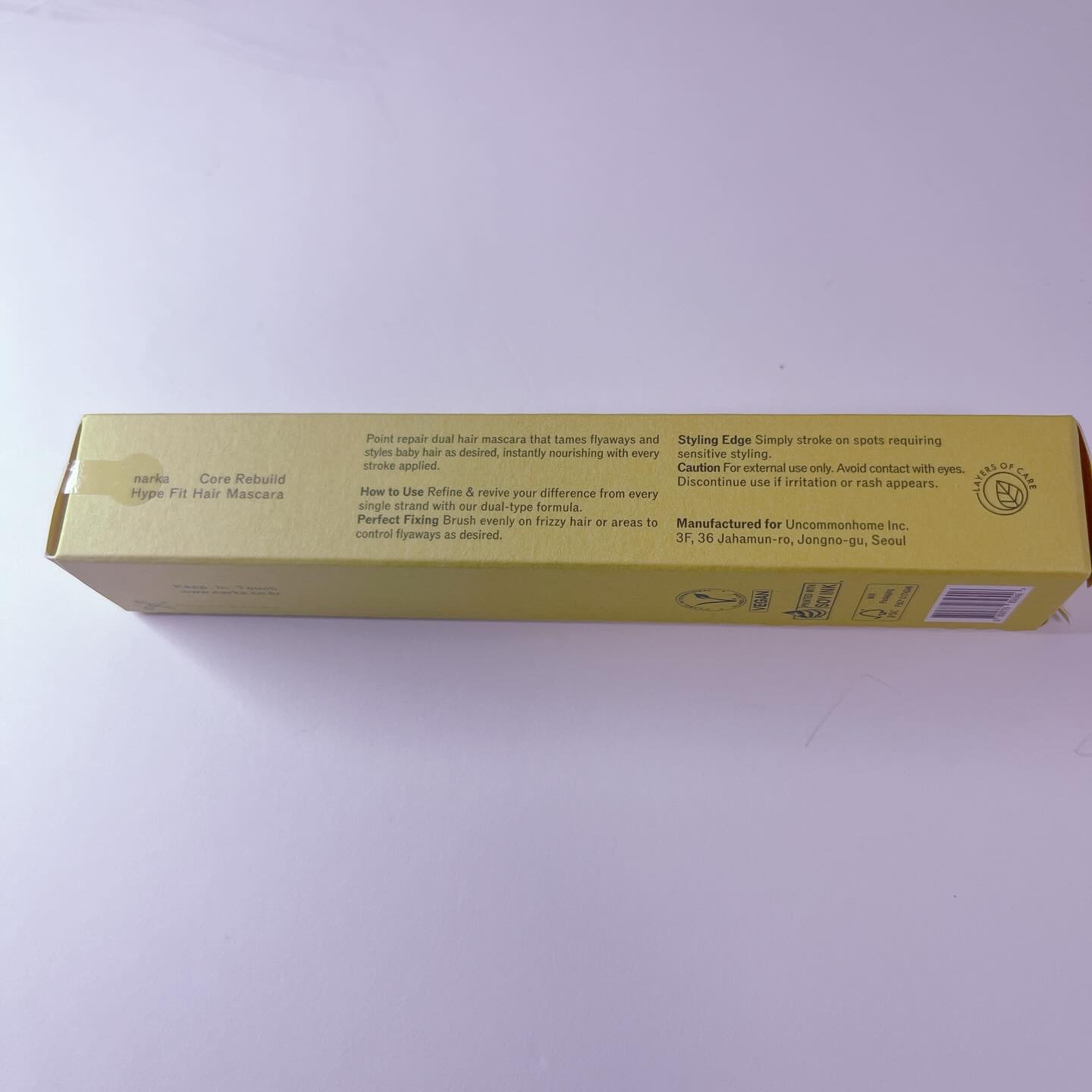 ハイプフィットヘアマスカラ/narka/その他スタイリングを使ったクチコミ（2枚目）